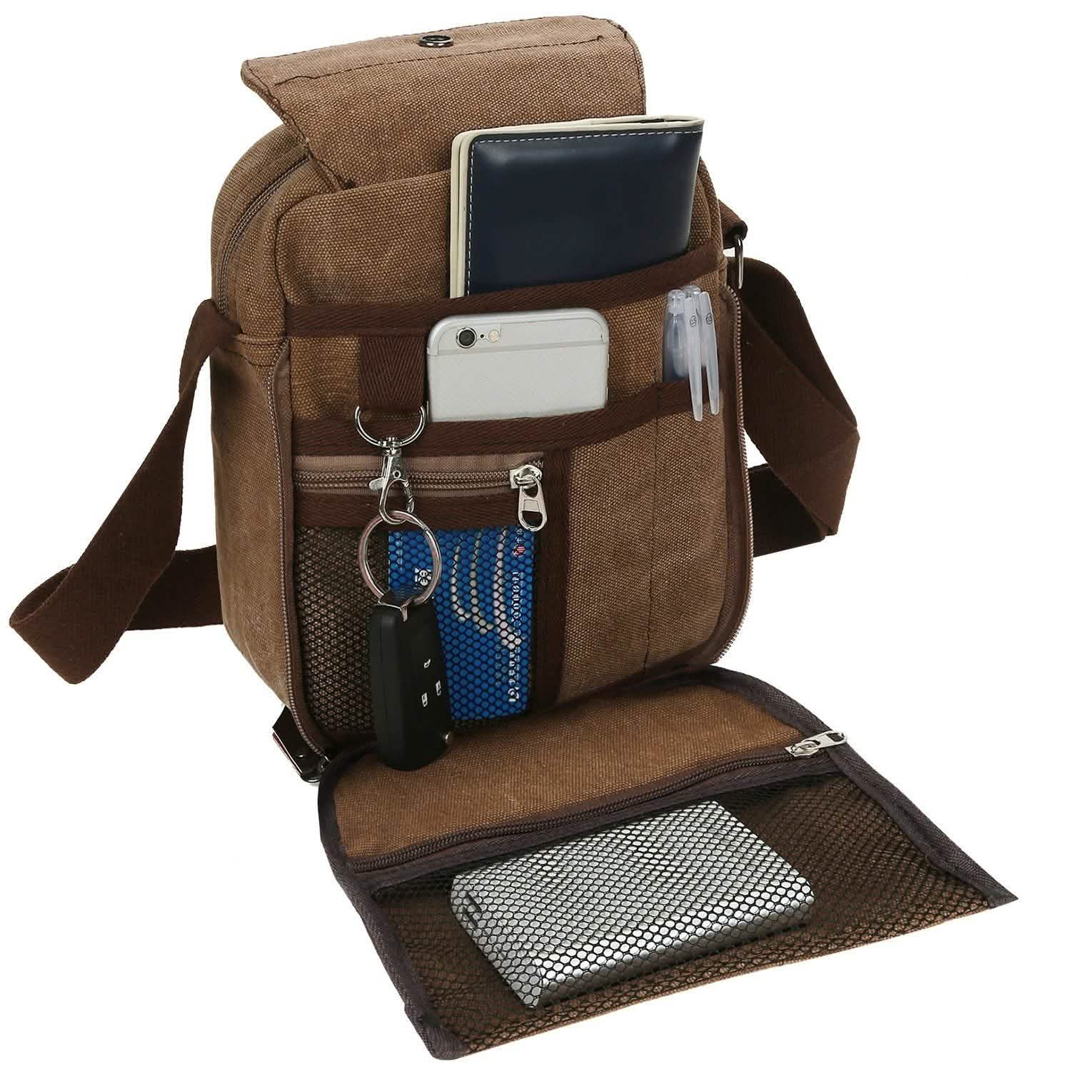 Unisex Crossbody Bags Canvas Handbags & Wallets - Tophatter Daily Deals