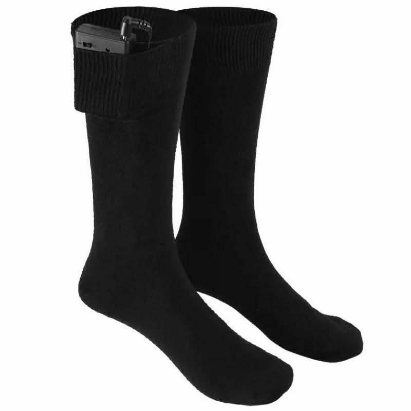 Unisex Electric Heated Socks - Rechargeable Outdoor Recreation - Tophatter Daily Deals