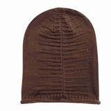 Unisex Knit Beanie Slouchy Baggy Hat Brown Hats - Tophatter Daily Deals