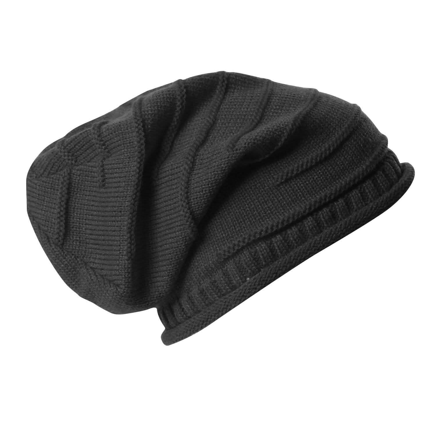 Unisex Knit Beanie Slouchy Baggy Hat Hats - Tophatter Daily Deals