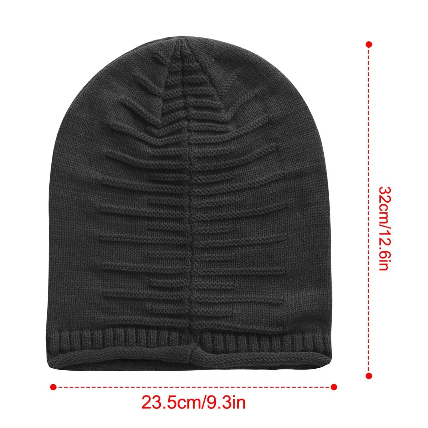 Unisex Knit Beanie Slouchy Baggy Hat Hats - Tophatter Daily Deals