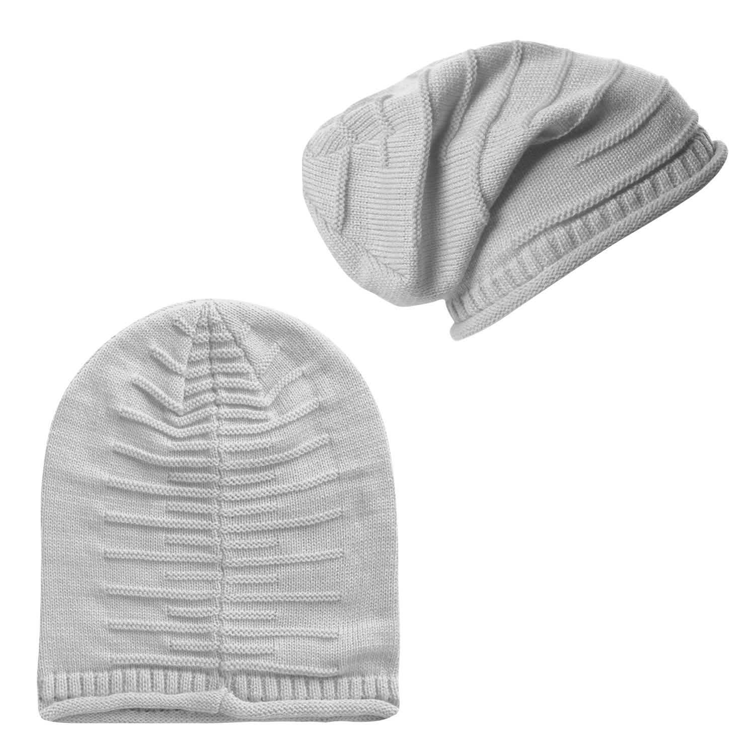 Unisex Knit Beanie Slouchy Baggy Hat Hats - Tophatter Daily Deals