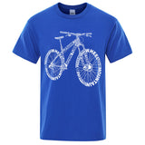 Unisex Mountain Bike Funny Print T-Shirts Tee - Tophatter Daily Deals