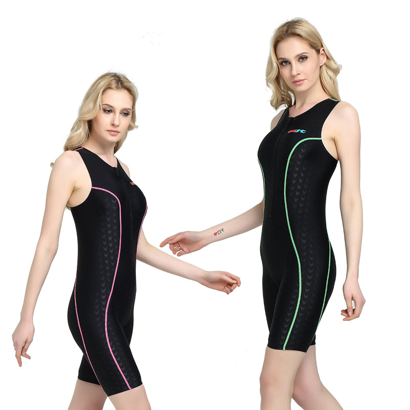 Unisex one-piece professional sports competition swimsuits Swimwear - Tophatter Daily Deals