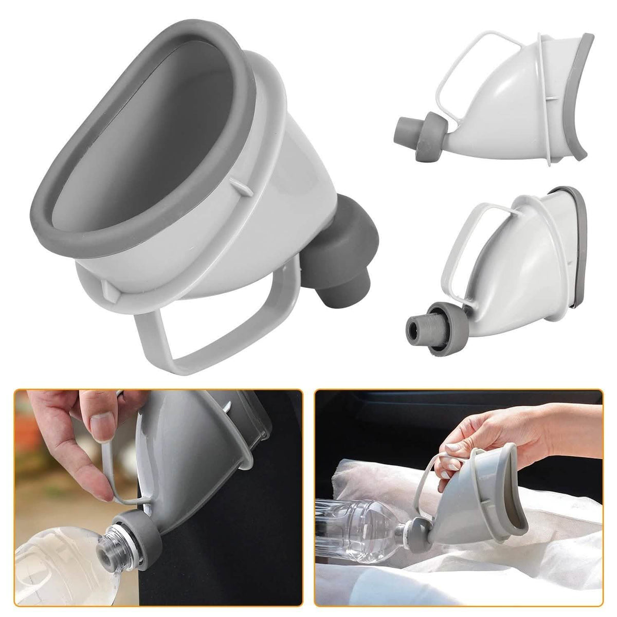 Unisex Potty Pee Funnel Adult Emergency Urinal Device Outdoor Recreation - Tophatter Daily Deals