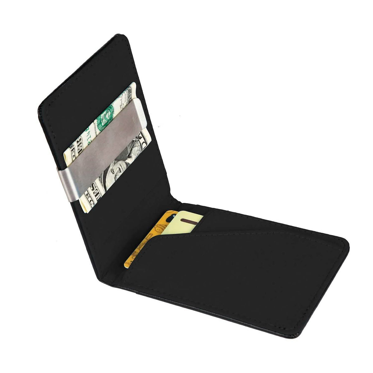 Unisex PU Leather Wallet RFID Blocking Black Handbags & Wallets - Tophatter Daily Deals
