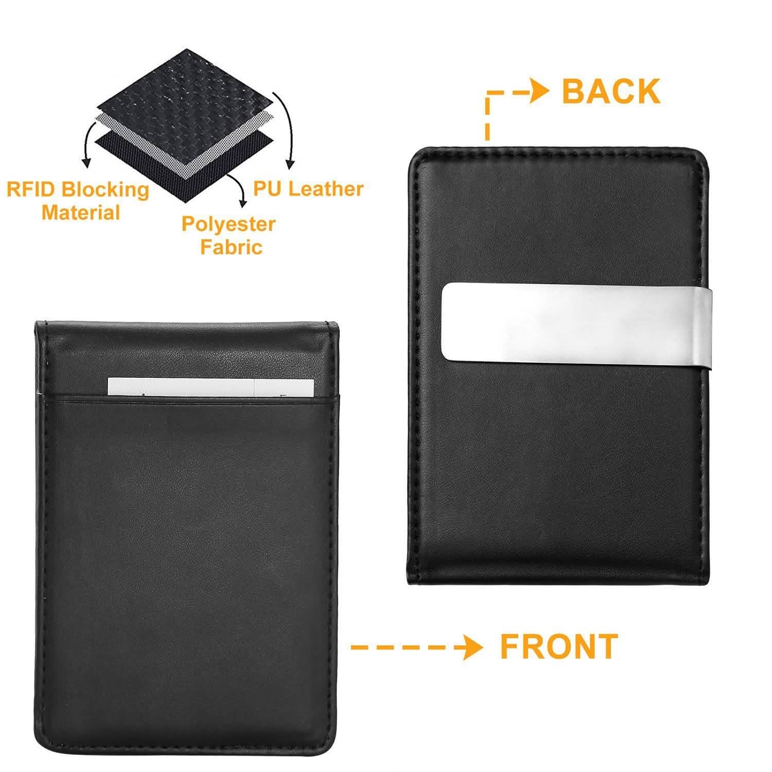Unisex PU Leather Wallet RFID Blocking Handbags & Wallets - Tophatter Daily Deals