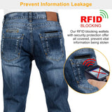 Unisex PU Leather Wallet RFID Blocking Handbags & Wallets - Tophatter Daily Deals