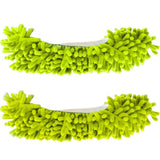 Unisex Super-Fun Machine-Washable Mop Slippers Green Household Appliances - Tophatter Daily Deals