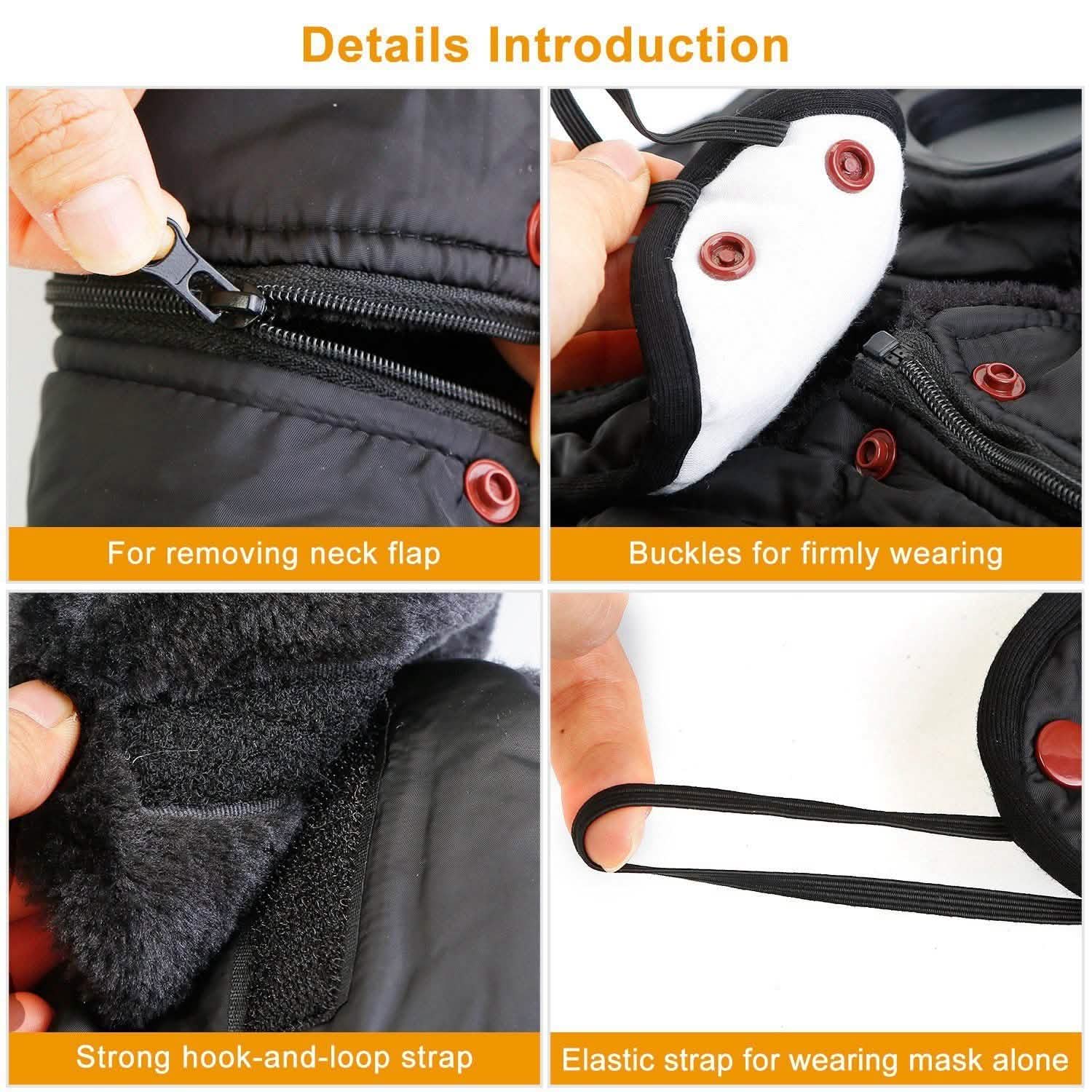 Unisex Thermal Winter Goggles Hat Outdoor Recreation - Tophatter Daily Deals