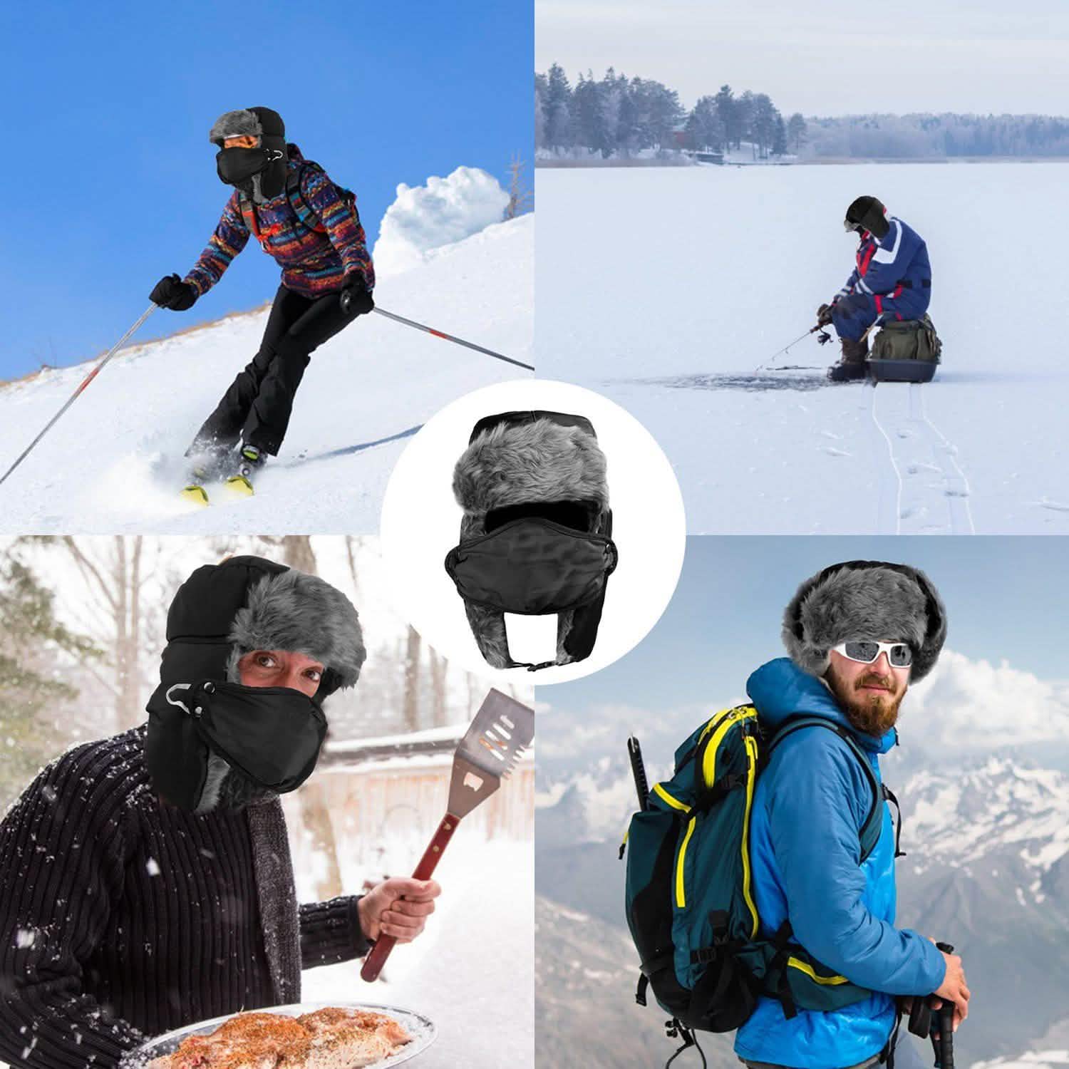 Unisex Winter Trooper Trapper Hat Hats - Tophatter Daily Deals