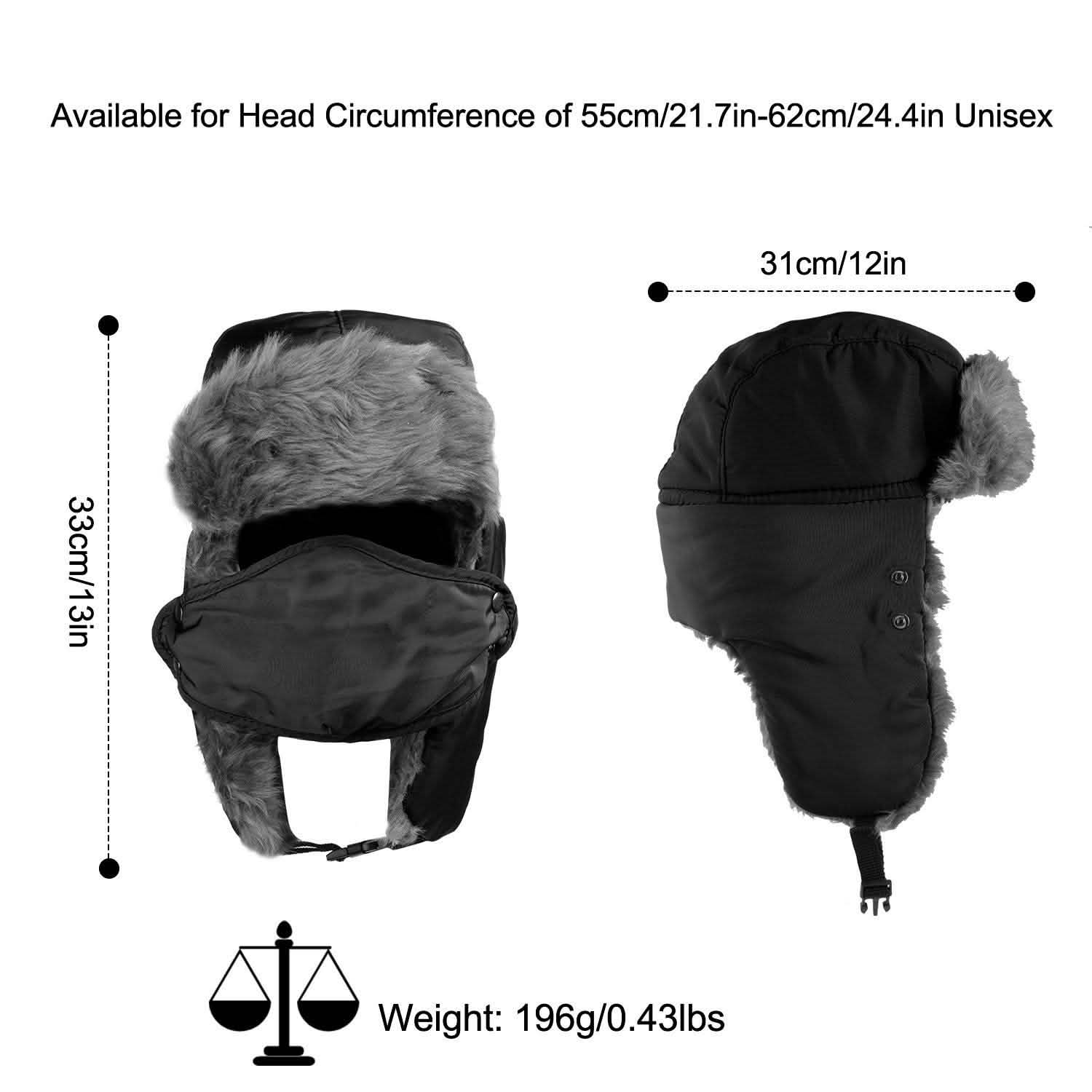 Unisex Winter Trooper Trapper Hat Hats - Tophatter Daily Deals