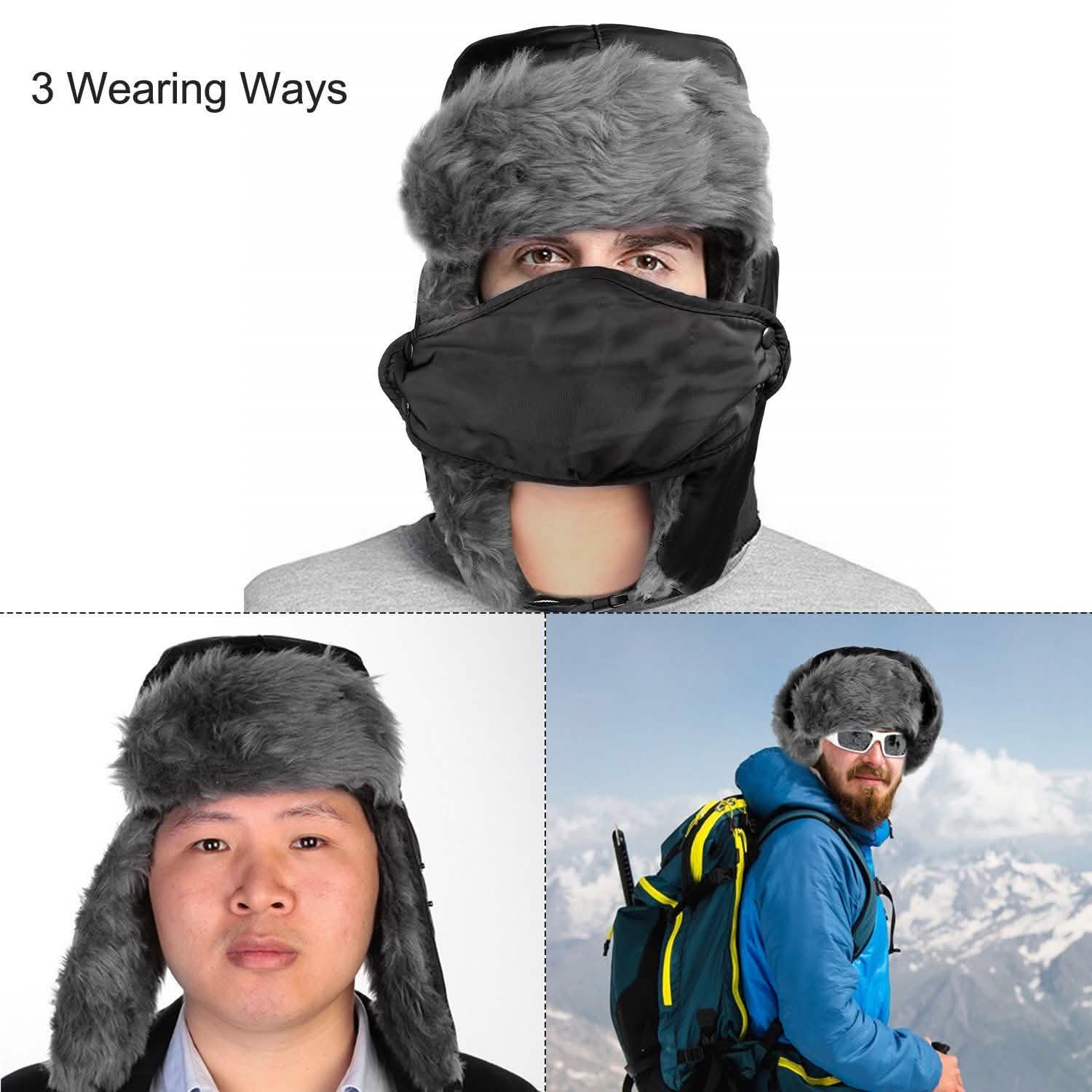 Unisex Winter Trooper Trapper Hat Hats - Tophatter Daily Deals