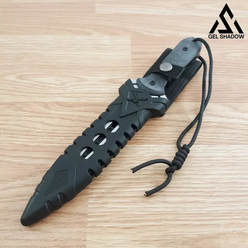 United Cutlery 11 5/8 M48 Talon Dagger Black Fixed Blade Knife + Sheath 3336-GS81 Pocket Knives - Tophatter Daily Deals