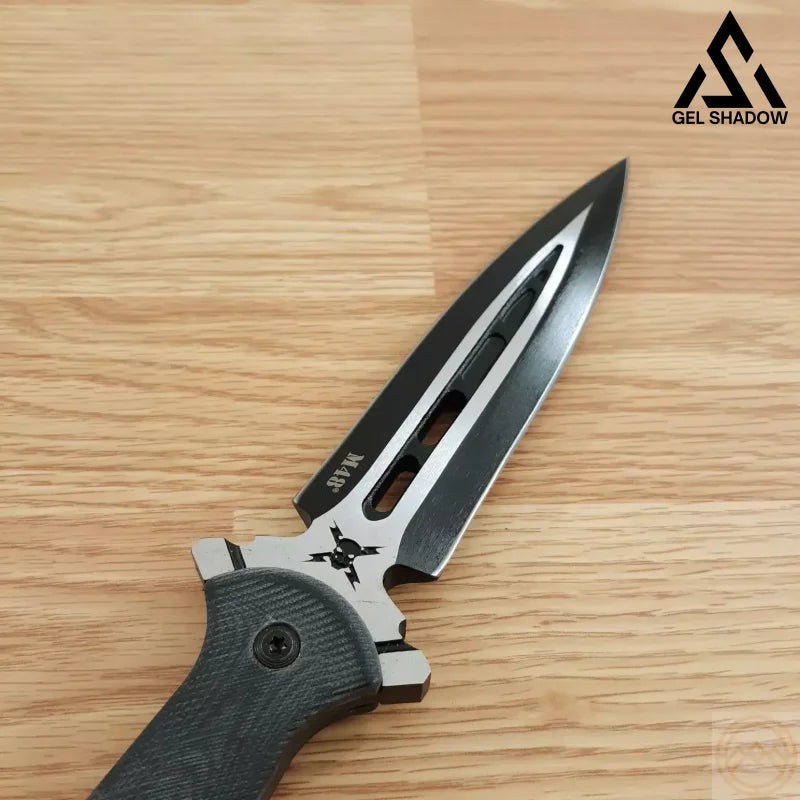 United Cutlery 11 5/8 M48 Talon Dagger Black Fixed Blade Knife + Sheath 3336-GS81 Pocket Knives - Tophatter Daily Deals
