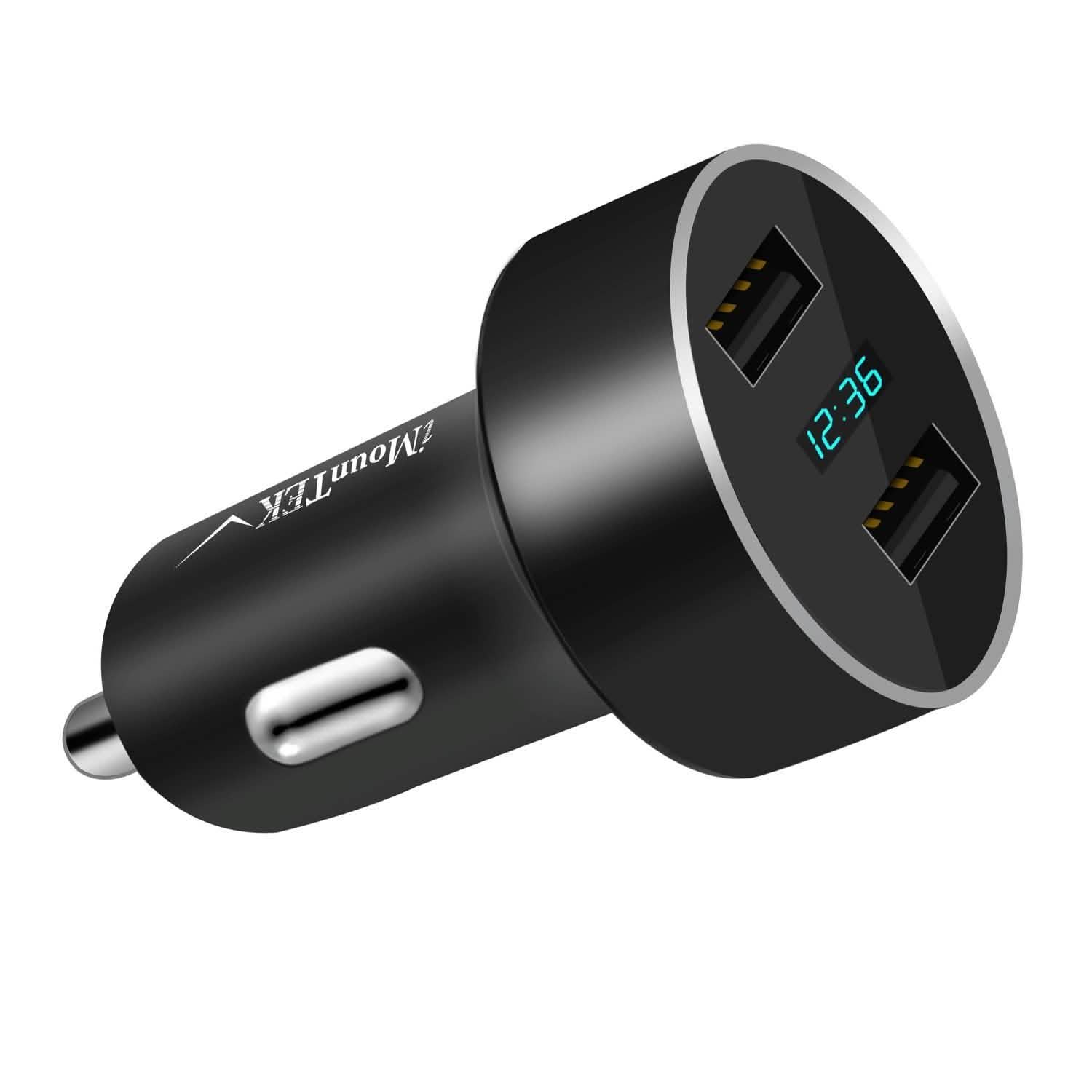 Universal 15W/3.1A Dual USB Car Charger Automotive - Tophatter Daily Deals