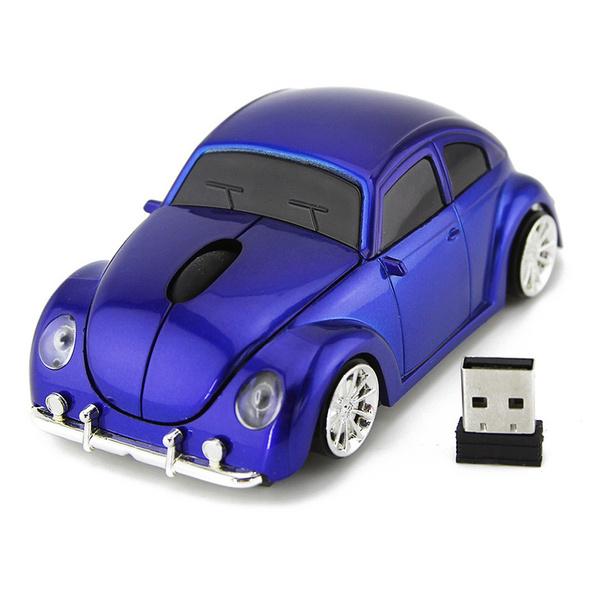 Universal 2.4GHz USB Wireless Optical Mouse Blue Wireless Mouse - Tophatter Daily Deals