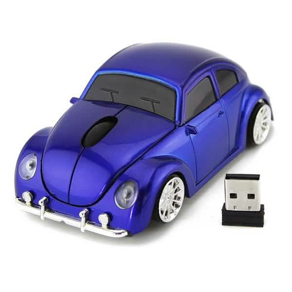 Universal 2.4GHz USB Wireless Optical Mouse Blue Computer Mice - Tophatter Daily Deals