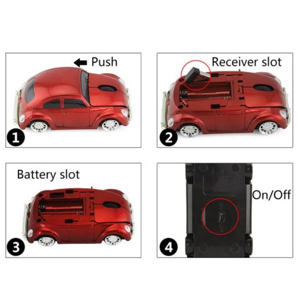 Universal 2.4GHz USB Wireless Optical Mouse Wireless Mouse - Tophatter Daily Deals