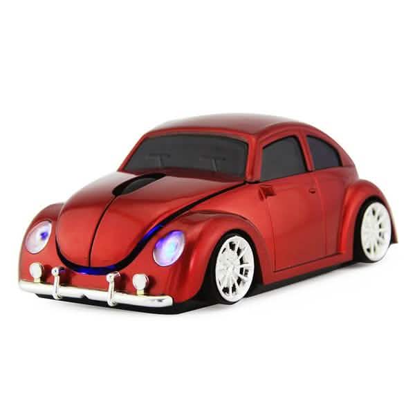Universal 2.4GHz USB Wireless Optical Mouse Red Computer Mice - Tophatter Daily Deals