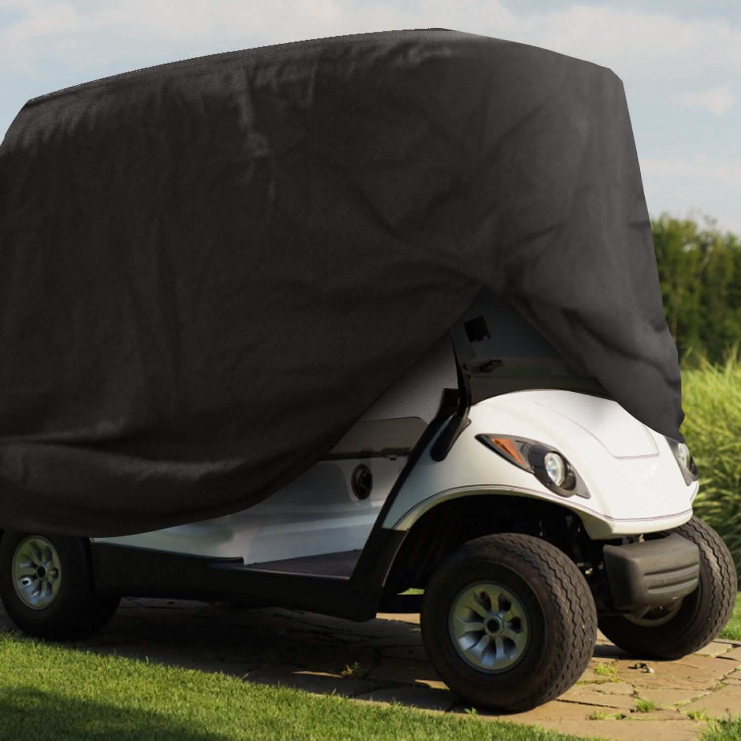 Universal 4 Passenger Golf Cart Cover 210D Automotive - Tophatter Daily Deals