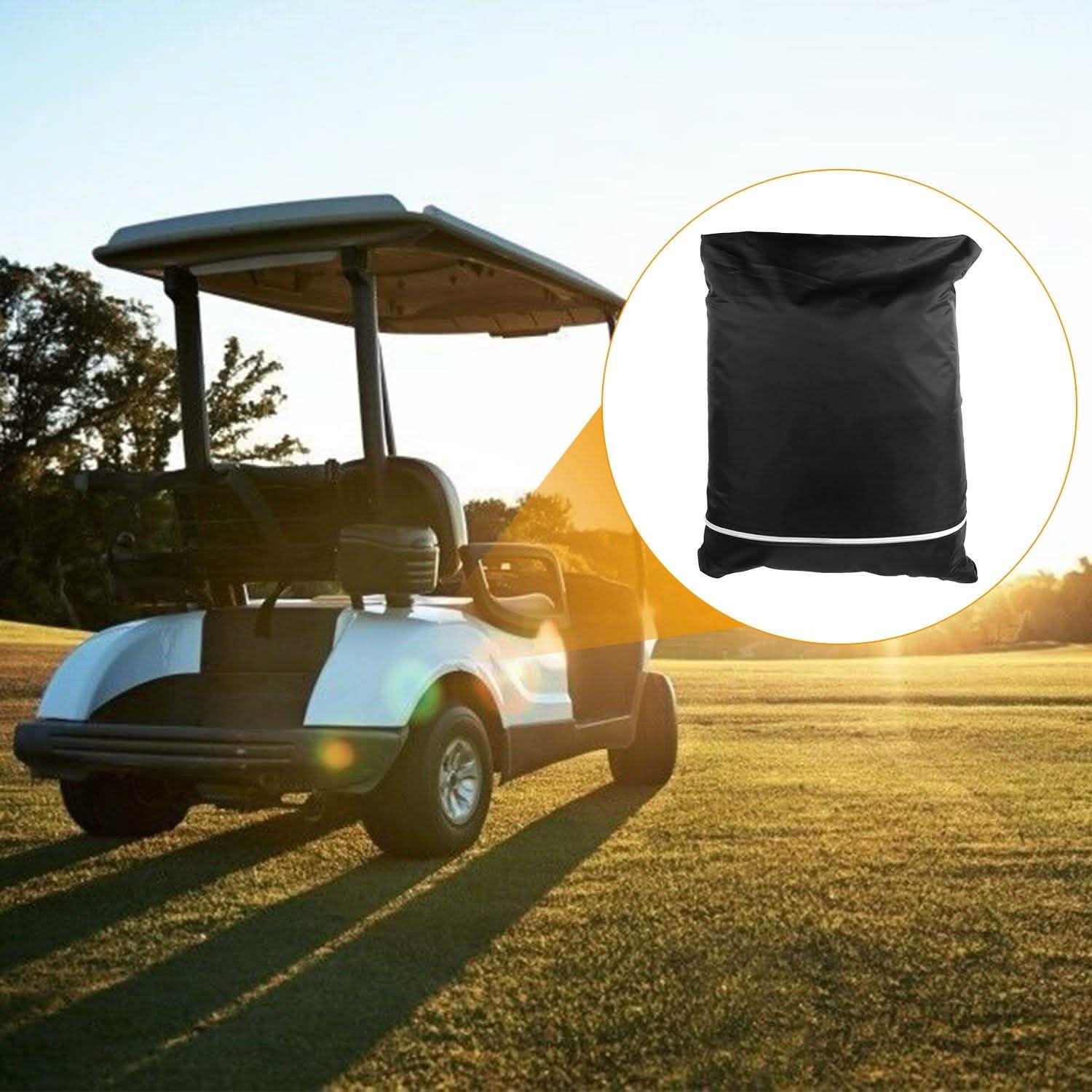Universal 4 Passenger Golf Cart Cover 210D Automotive - Tophatter Daily Deals