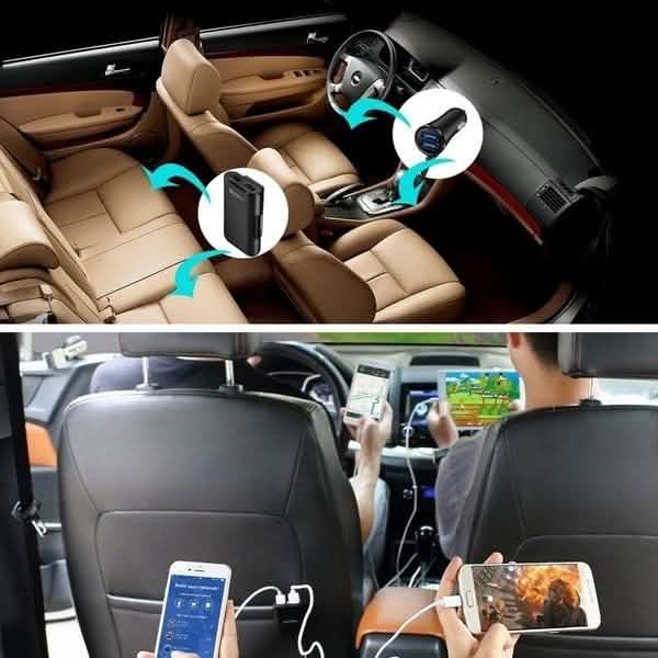 Universal 4 Ports USB Car Charger Automotive - Tophatter Daily Deals