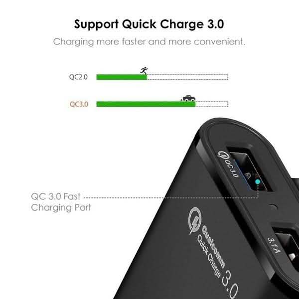 Universal 4 Ports USB Car Charger Automotive - Tophatter Daily Deals
