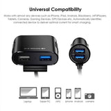 Universal 4 Ports USB Car Charger Automotive - Tophatter Daily Deals