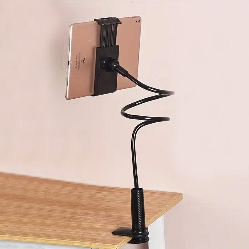 Universal Adjustable Lazy Phone and Tablet Holder Stand Black Phone Holder - Tophatter Daily Deals