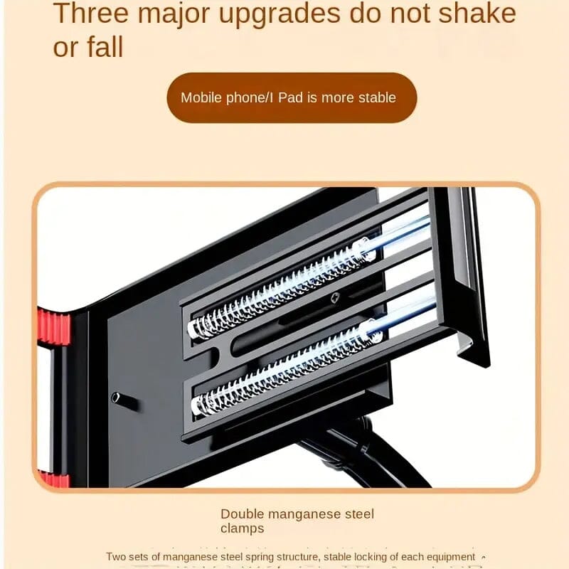 Universal Adjustable Lazy Phone and Tablet Holder Stand Phone Holder - Tophatter Daily Deals