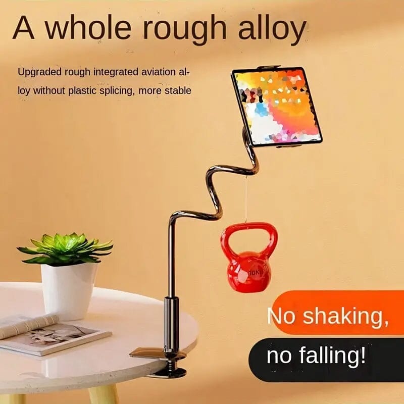 Universal Adjustable Lazy Phone and Tablet Holder Stand Phone Holder - Tophatter Daily Deals
