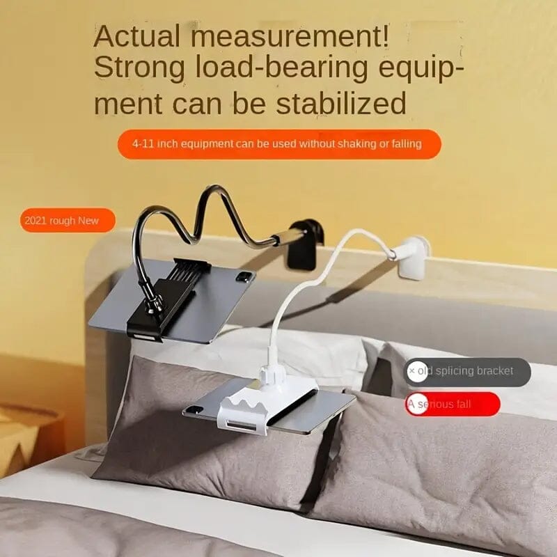 Universal Adjustable Lazy Phone and Tablet Holder Stand Phone Holder - Tophatter Daily Deals