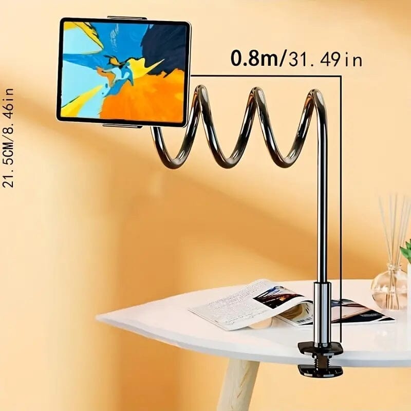 Universal Adjustable Lazy Phone and Tablet Holder Stand Phone Holder - Tophatter Daily Deals
