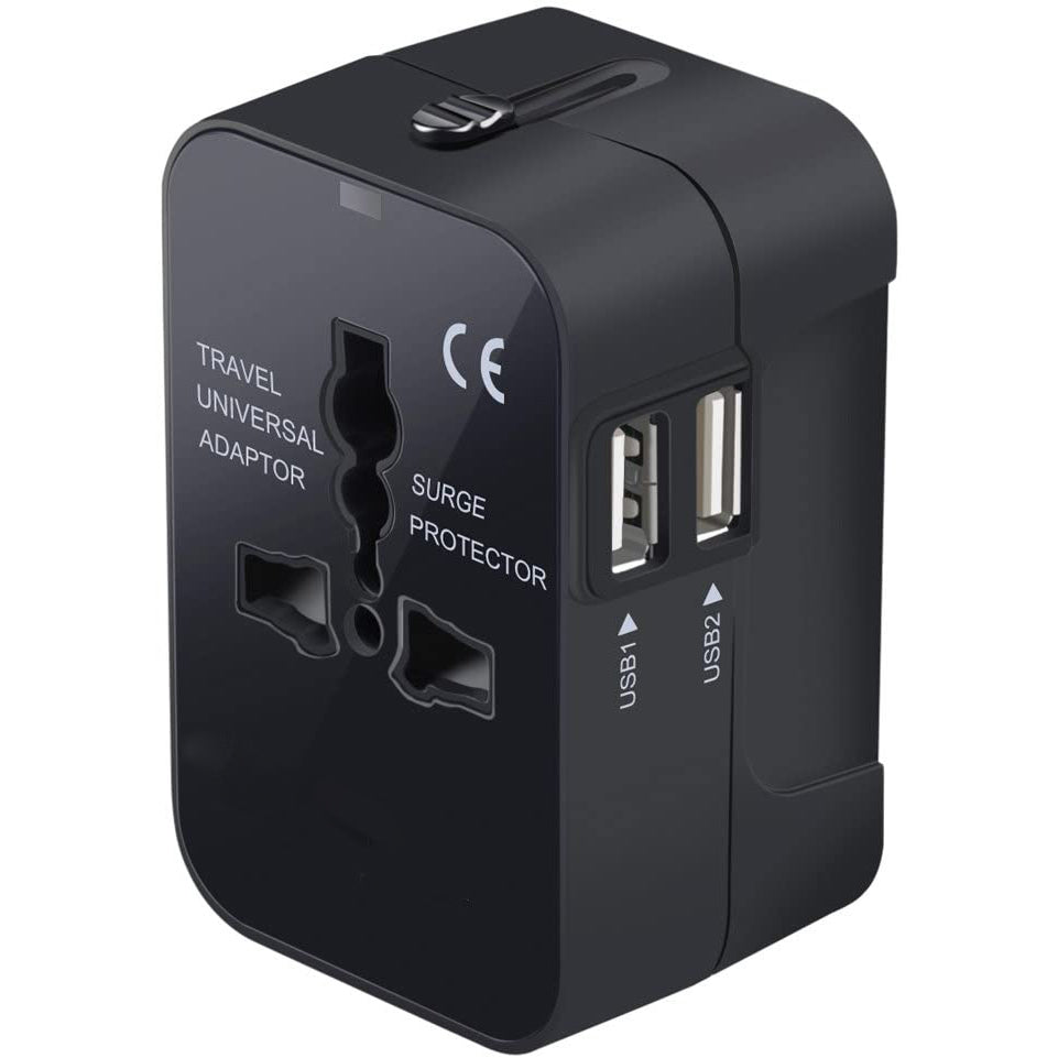 Universal All in One Worldwide Travel Adapter USB Power Adapter - Tophatter Daily Deals