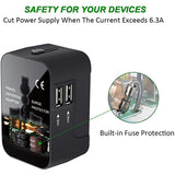 Universal All in One Worldwide Travel Adapter USB Power Adapter - Tophatter Daily Deals