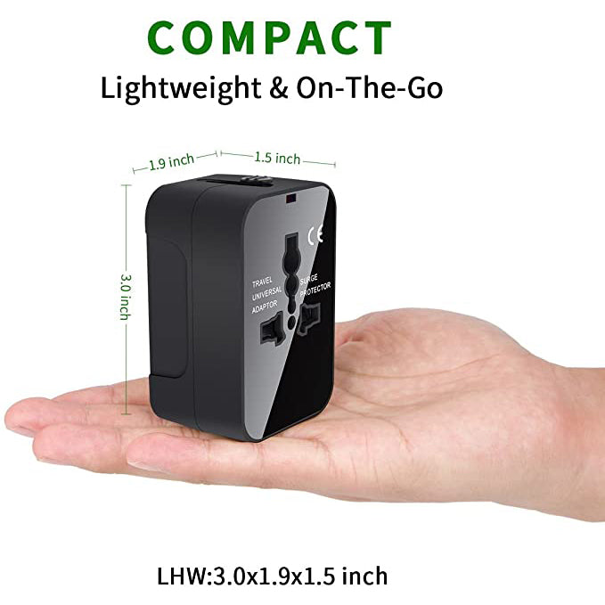 Universal All in One Worldwide Travel Adapter USB Power Adapter - Tophatter Daily Deals