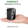 Universal All in One Worldwide Travel Adapter USB Power Adapter - Tophatter Daily Deals