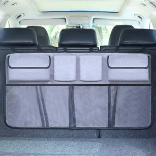 Universal Auto Car Organizer Trunk Back Seat Storage Bag Gray Automotive - Tophatter Daily Deals