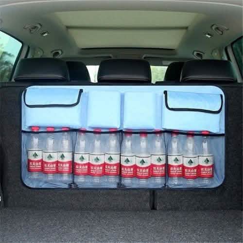 Universal Auto Car Organizer Trunk Back Seat Storage Bag Light Blue Automotive - Tophatter Daily Deals