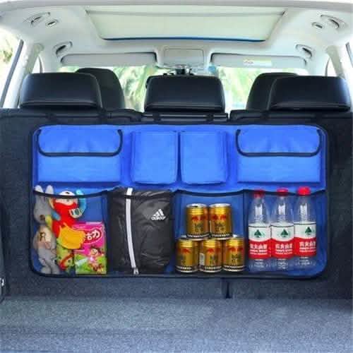 Universal Auto Car Organizer Trunk Back Seat Storage Bag Royal Blue Automotive - Tophatter Daily Deals