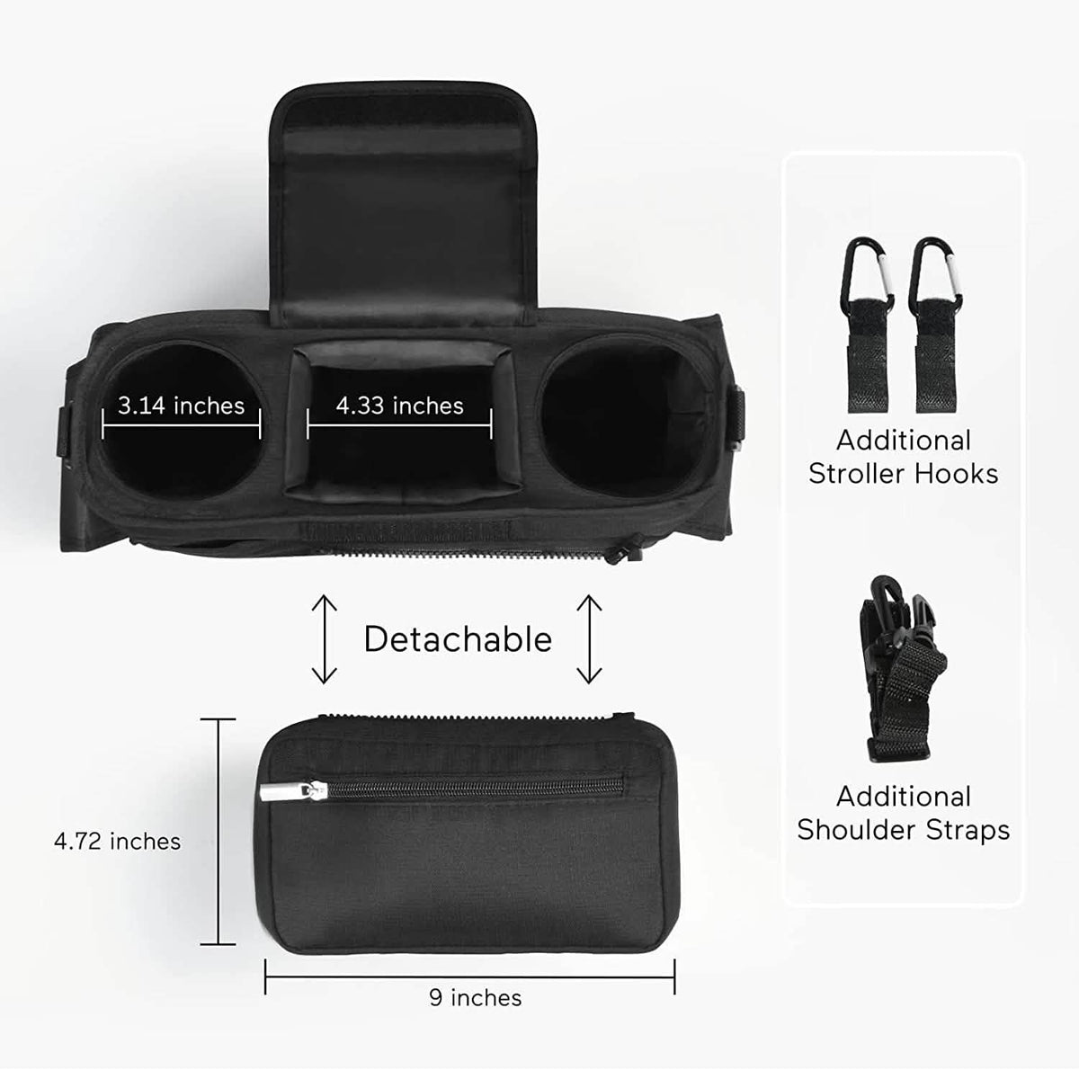 Universal Baby Stroller Storage Bag Baby Gear - Tophatter Daily Deals