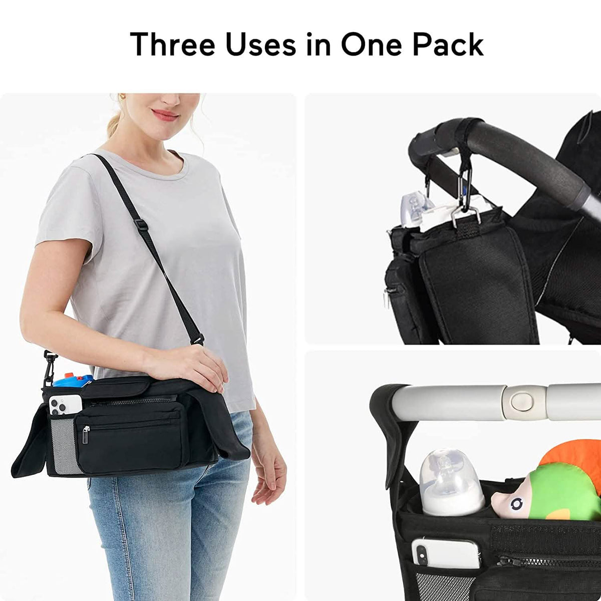 Universal Baby Stroller Storage Bag Baby Gear - Tophatter Daily Deals