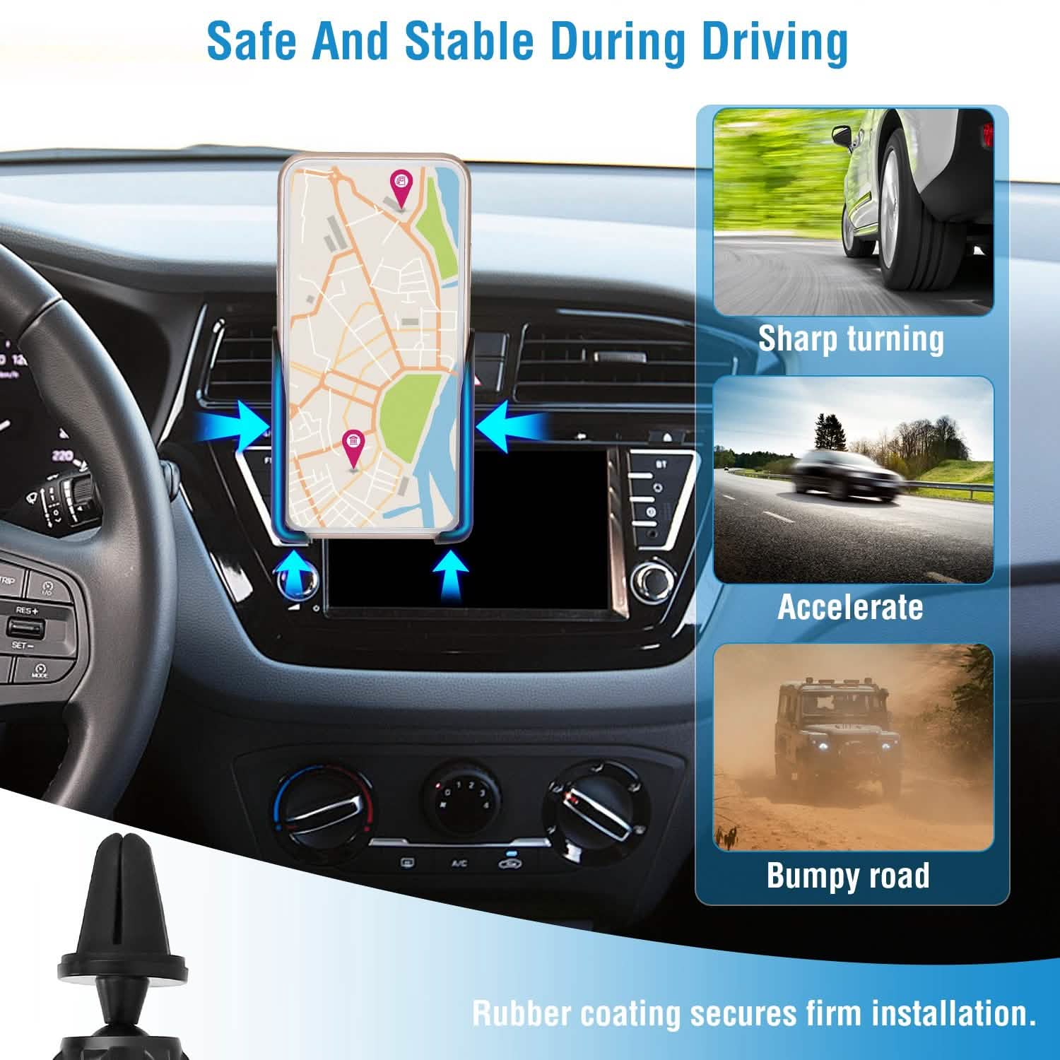 Universal Car Air Vent Phone Mount Automotive - Tophatter Daily Deals