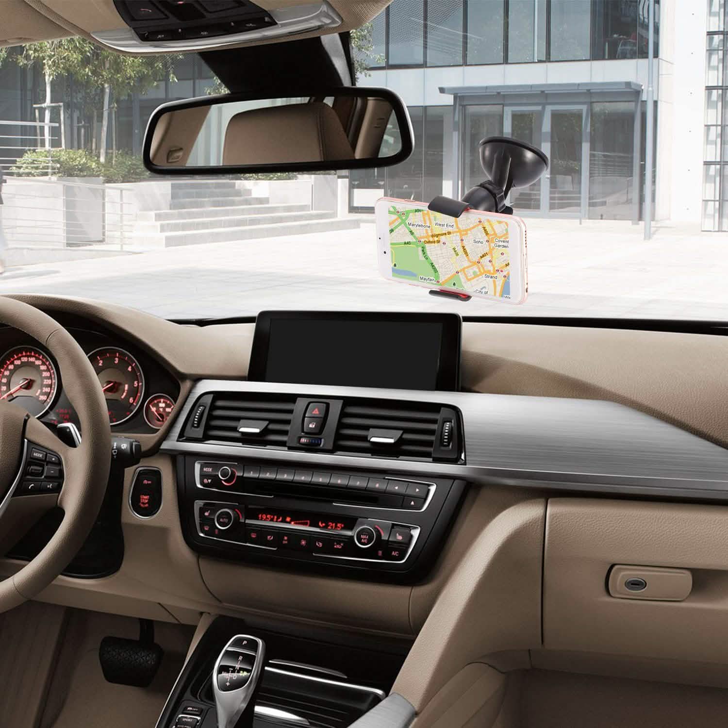 Universal Car Phone Holder 360° Rotation Mobile Accessories - Tophatter Daily Deals