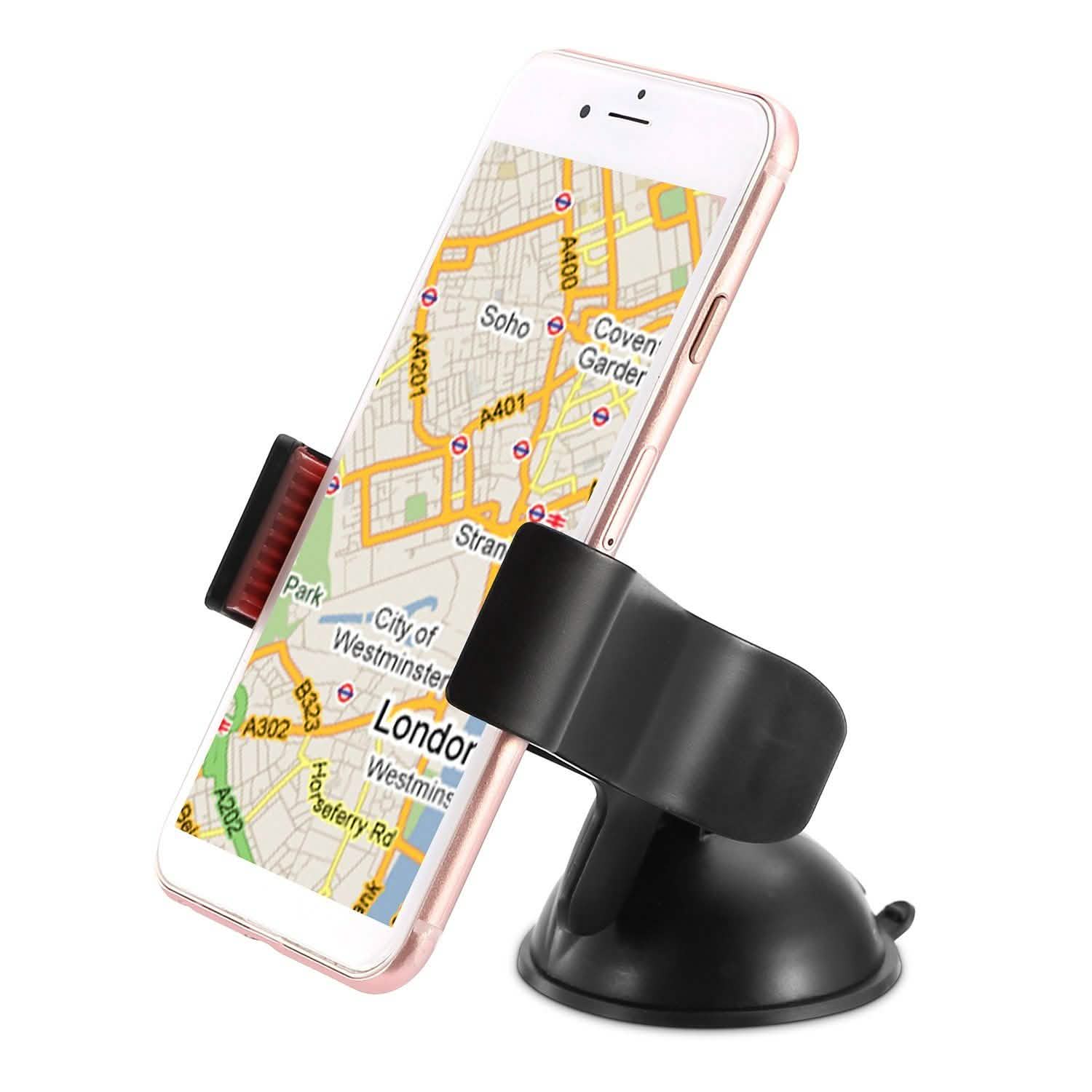 Universal Car Phone Holder 360° Rotation Mobile Accessories - Tophatter Daily Deals