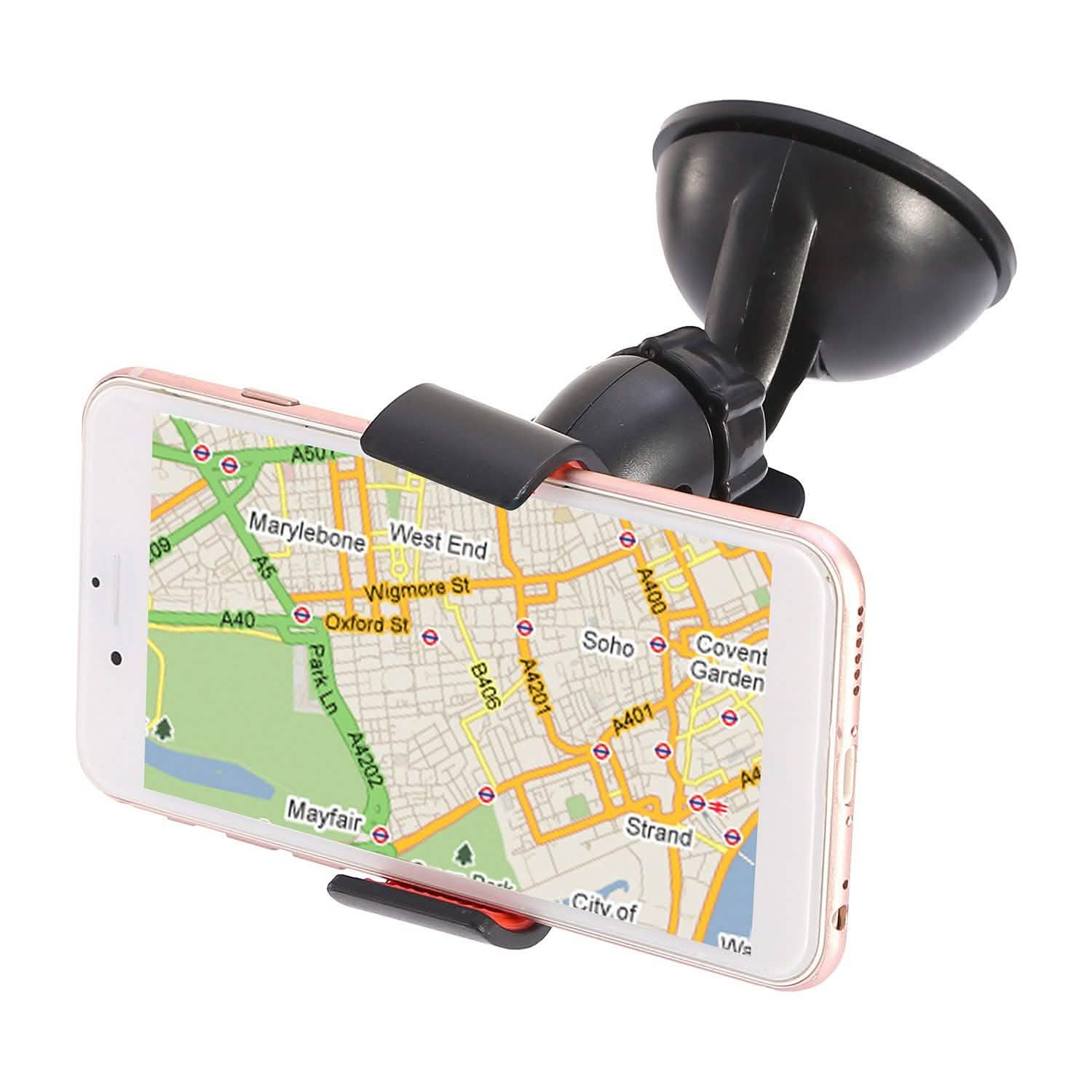 Universal Car Phone Holder 360° Rotation Mobile Accessories - Tophatter Daily Deals