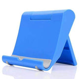 Universal Flexible Foldable Cell Phone Holder Blue Phone Holder - Tophatter Daily Deals
