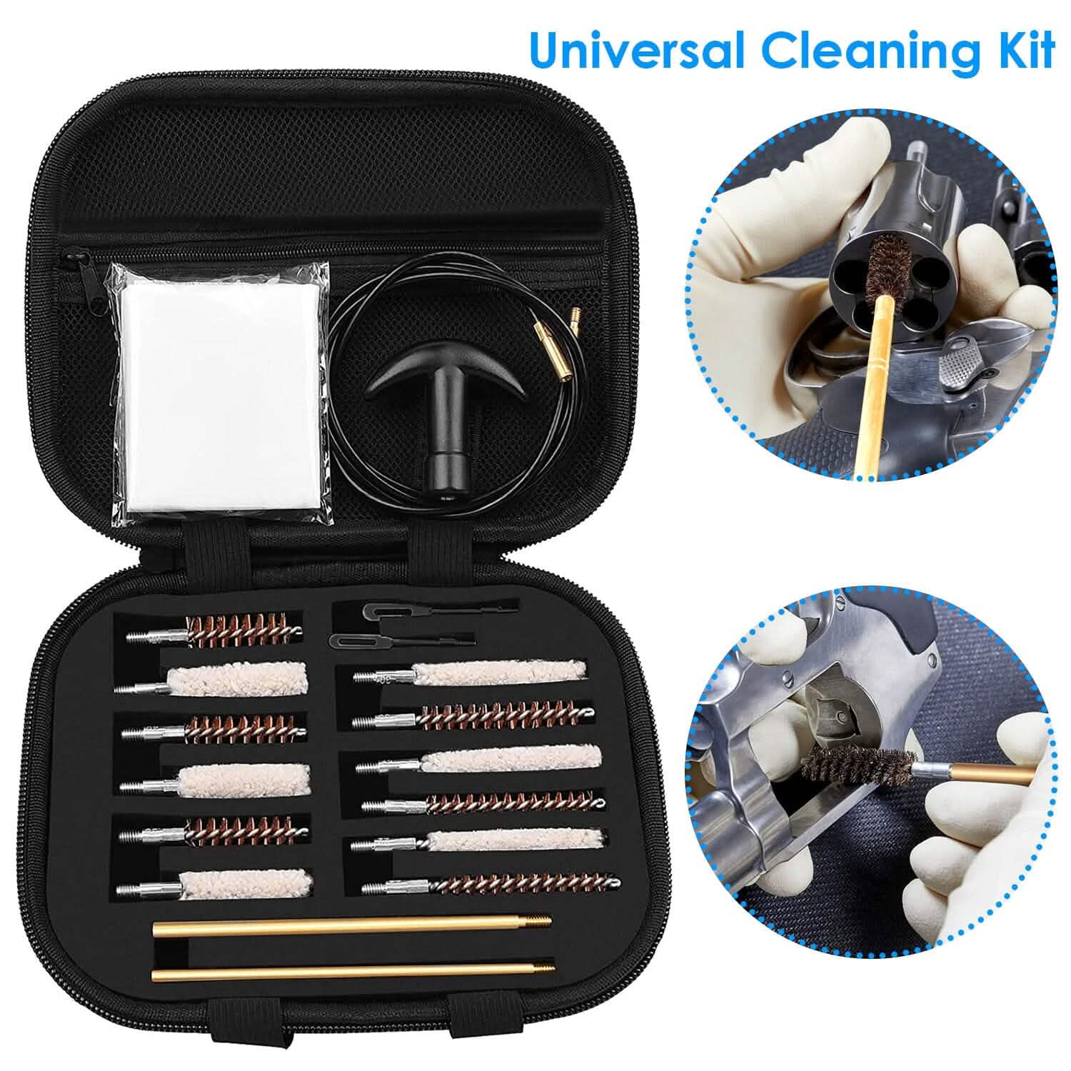 Universal Gun Cleaning Kit with 39.3" Flex Cable Brass Rod Everything Else - Tophatter Daily Deals