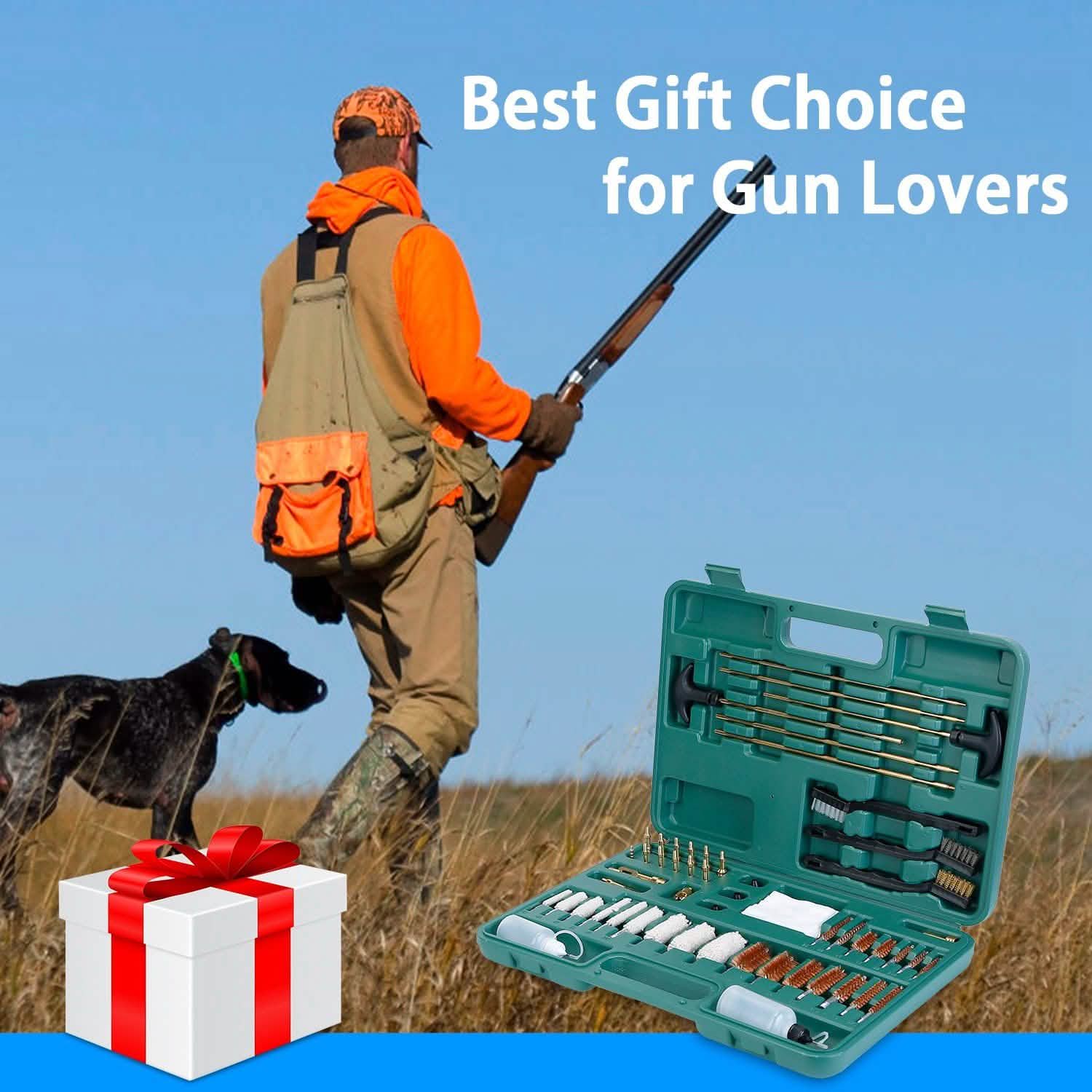 Universal Gun Cleaning Kit with Carrying Case Tactical & Self Defense - Tophatter Daily Deals